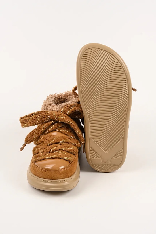 Karl Lagerfeld śniegowce KAPRI KOSI KL44525.7T2 brązowy