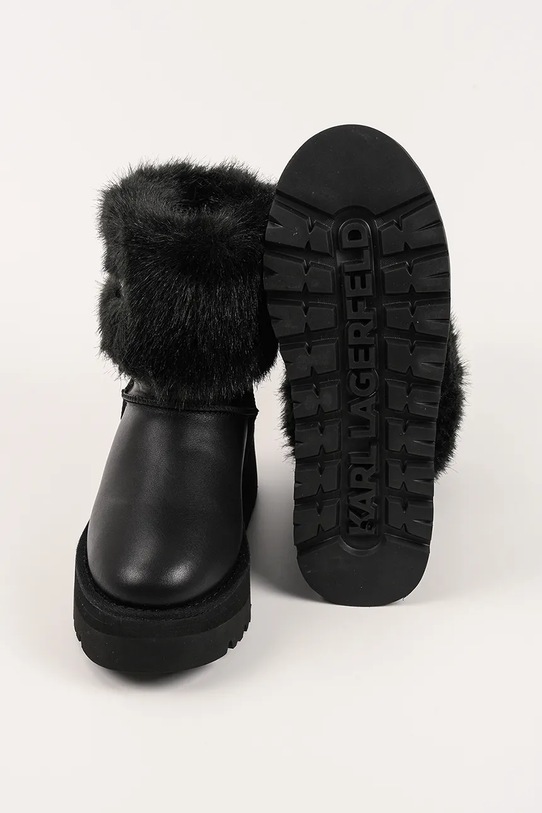 Karl Lagerfeld śniegowce SKYLAR KL48655.400 czarny