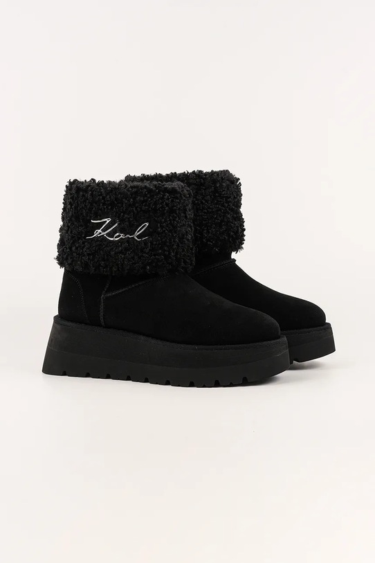 Karl Lagerfeld śniegowce SKYLAR KL48653.700 czarny NC25