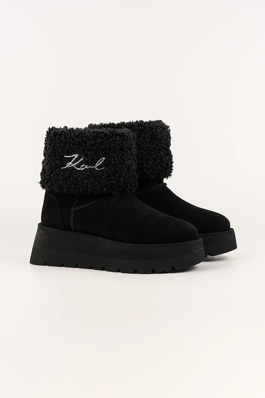 Karl Lagerfeld cizme de iarnă SKYLAR KL48653.700 negru NC25