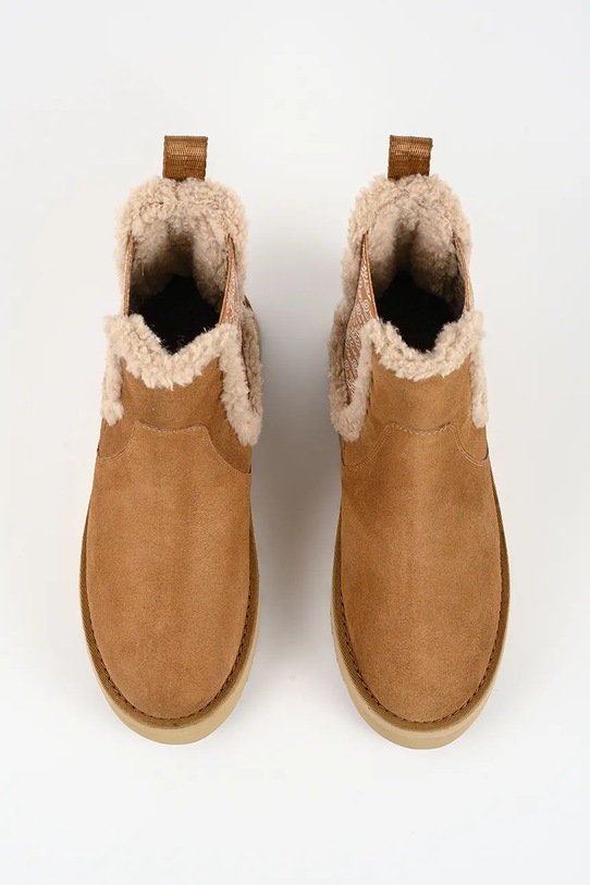 Karl Lagerfeld śniegowce SKYLAR brązowy KL48662.5T2