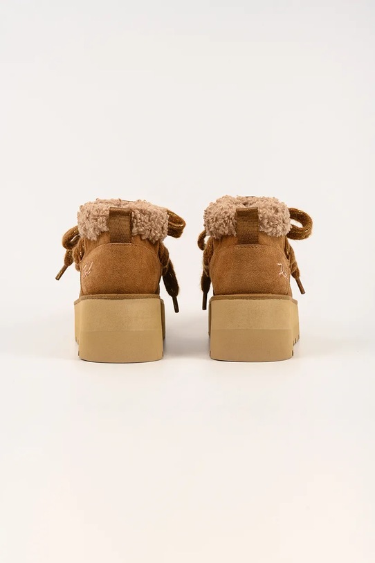 Obuwie Karl Lagerfeld śniegowce SKYLAR KL48632.5T2 brązowy