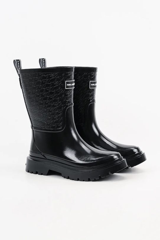 Karl Lagerfeld kalosze K/TORRENT KL47170.V00 czarny AW25