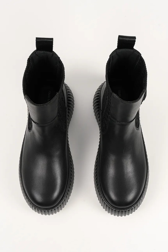Karl Lagerfeld botki skórzane KREEPER LO czarny KL42365.40X
