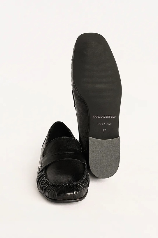 Karl Lagerfeld mokasyny zamszowe ELEIA Loafer KL41121.000 czarny