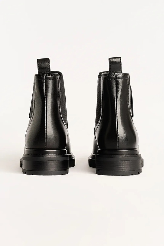 Obuwie Karl Lagerfeld botki skórzane BINKY KL47545.000 czarny