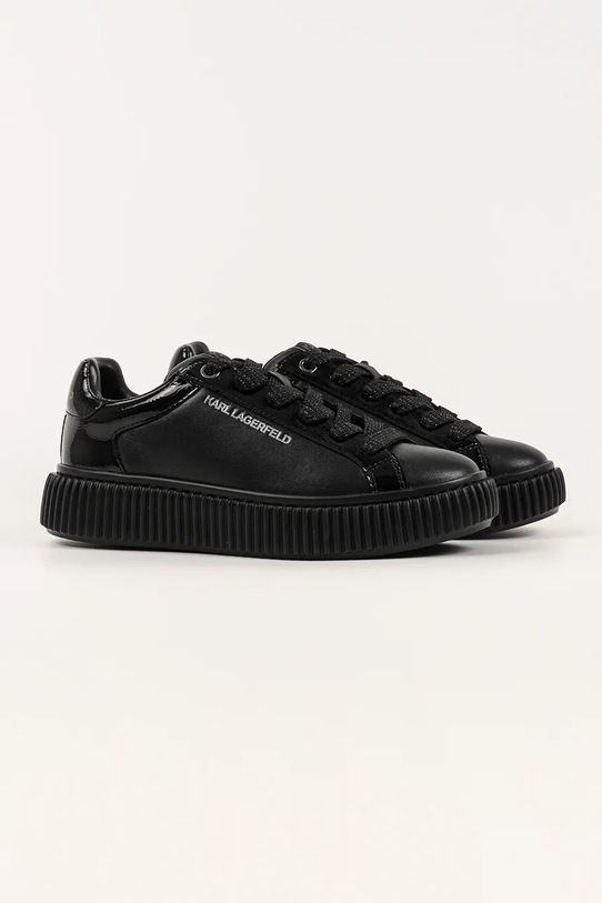 Karl Lagerfeld sneakersy skórzane KAPRIKA KL66220.00X czarny AW25