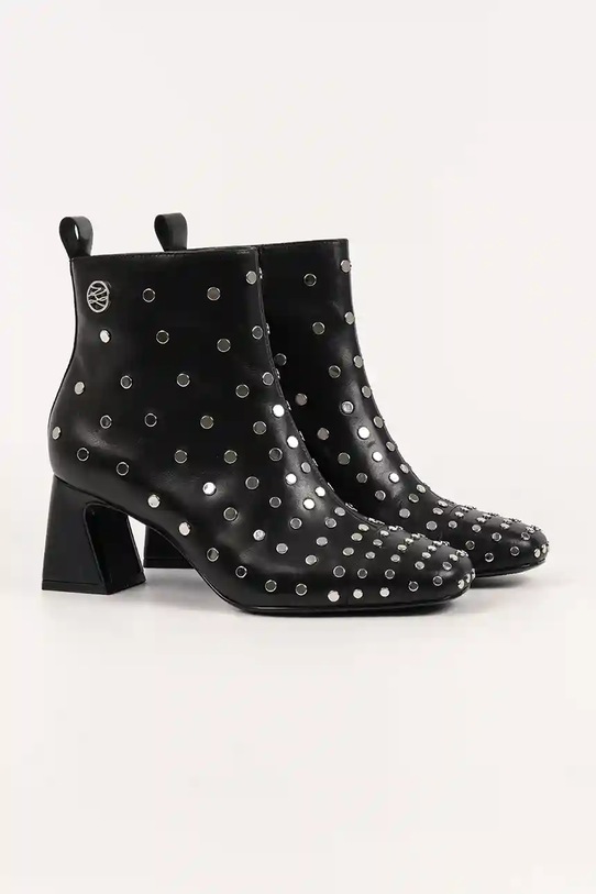 Karl Lagerfeld botki skórzane BEATA KL31445S.00S czarny AW25