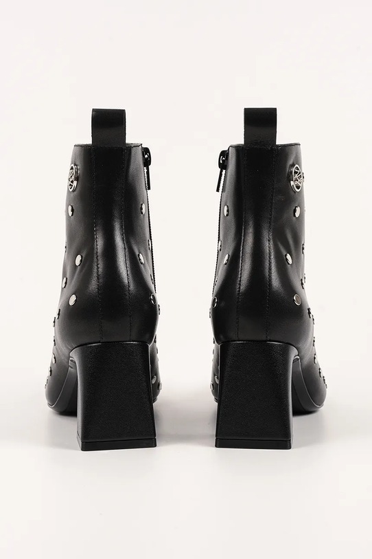 Obuwie Karl Lagerfeld botki skórzane BEATA KL31445S.00S czarny