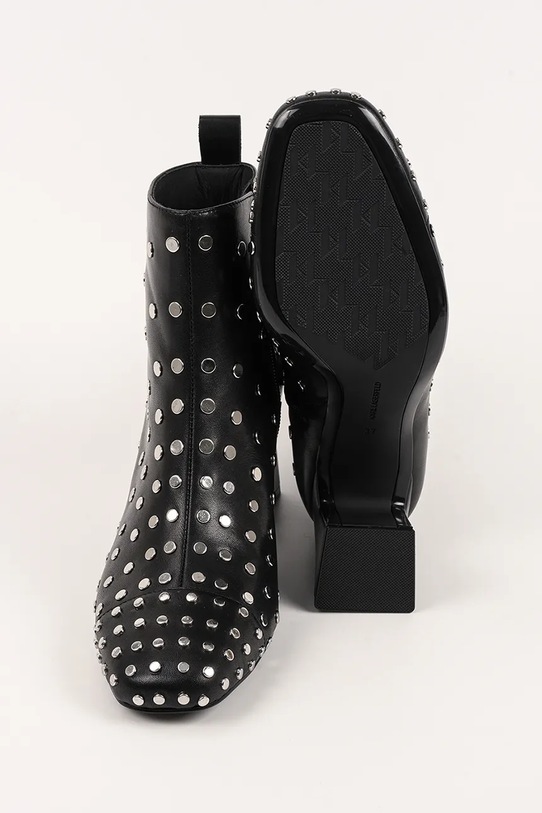 Karl Lagerfeld botki skórzane BEATA KL31445S.00S czarny