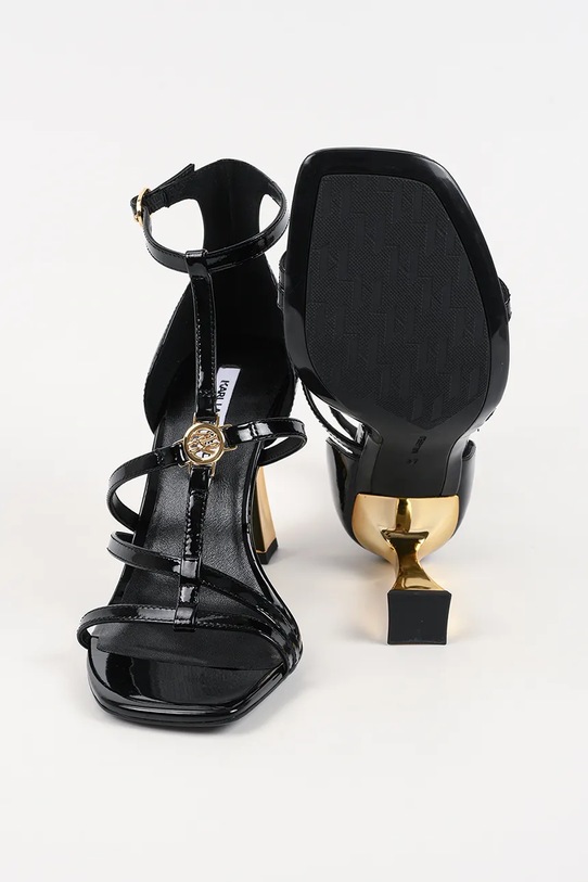 Karl Lagerfeld sandały skórzane DEBUTANTE KL32001.1BP czarny