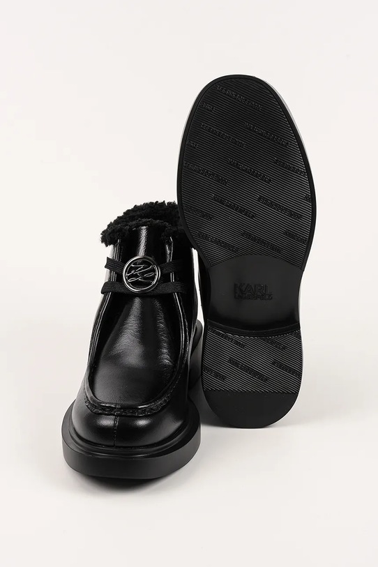 Кожаные полусапожки Karl Lagerfeld MACIE KL41235.100 чёрный