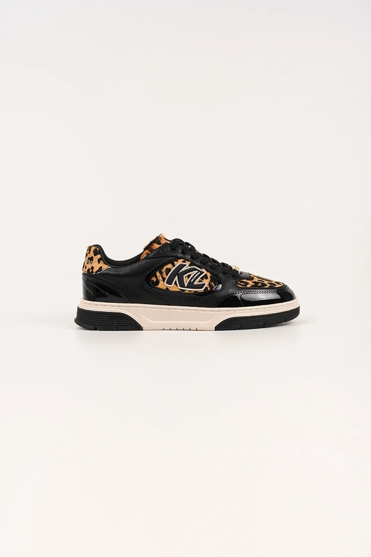 Karl Lagerfeld sneakersy KOURTNEY tekstylny czarny KL63026.402