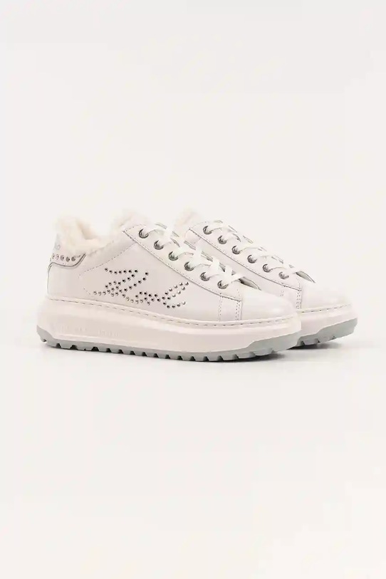 Karl Lagerfeld sneakersy skórzane KAPRI LUG KL67511.11S biały AW25