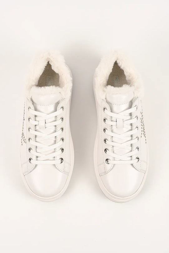 Karl Lagerfeld sneakersy skórzane KAPRI LUG biały KL67511.11S