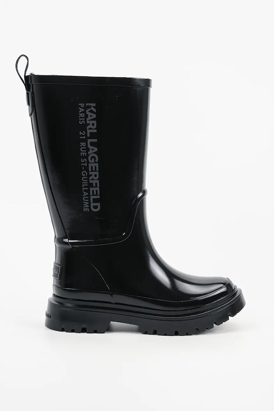 Γαλότσες Karl Lagerfeld K/TORRENT μαύρο KL47180S.V00