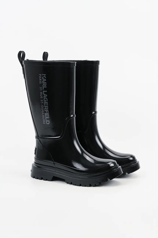 Karl Lagerfeld kalosze K/TORRENT KL47180S.V00 czarny AW25
