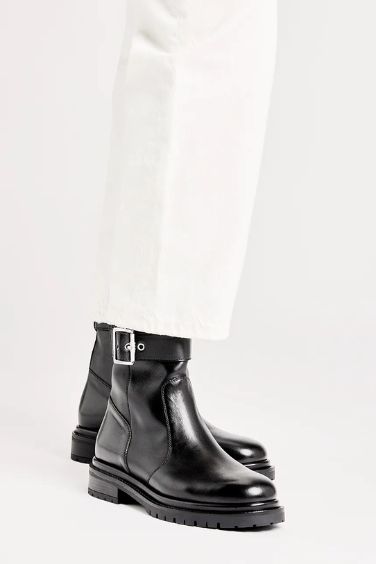 Karl Lagerfeld botki skórzane BINKY KL47575.000