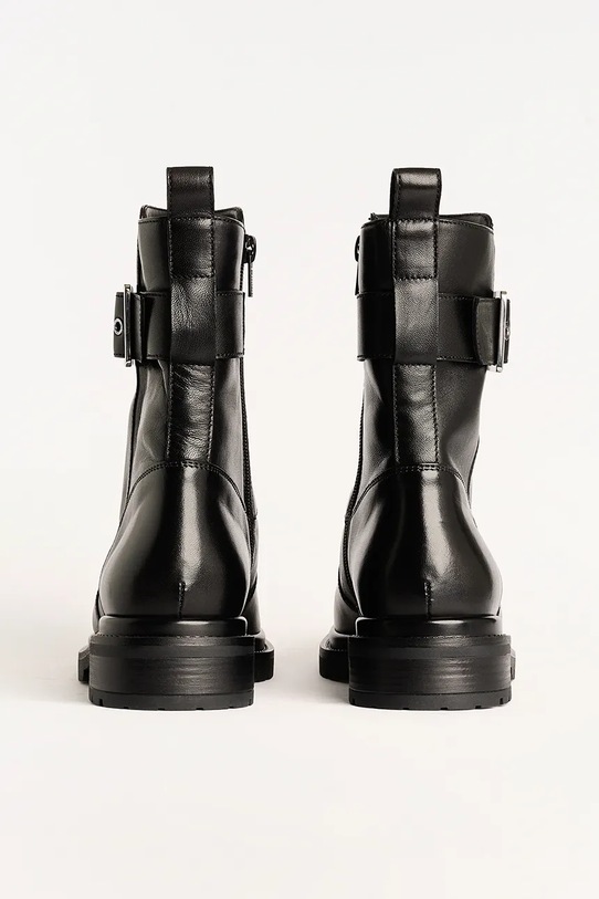 Încălțăminte Karl Lagerfeld cizme de piele BINKY KL47575.000 negru