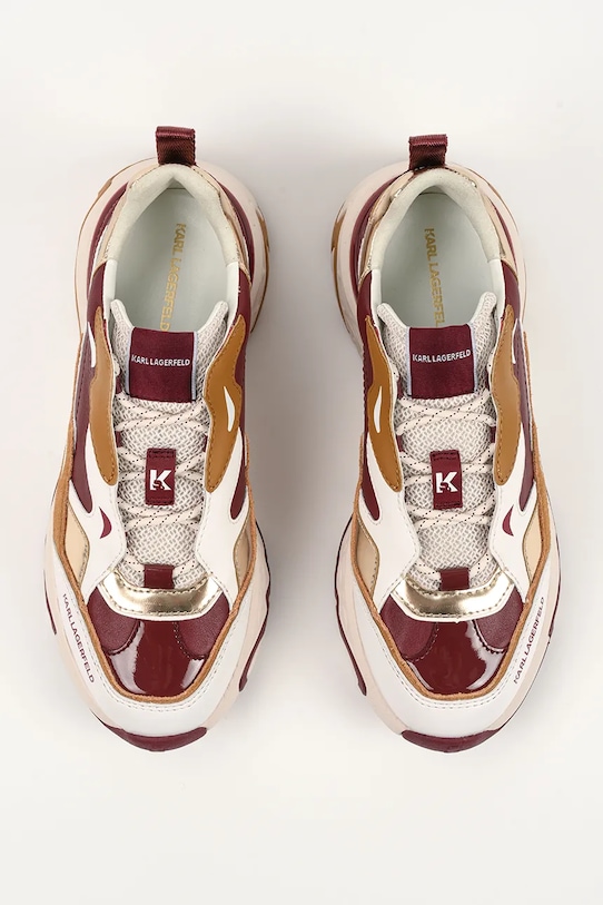 Karl Lagerfeld sneakersy BLAZE brązowy KL62423A.4N1