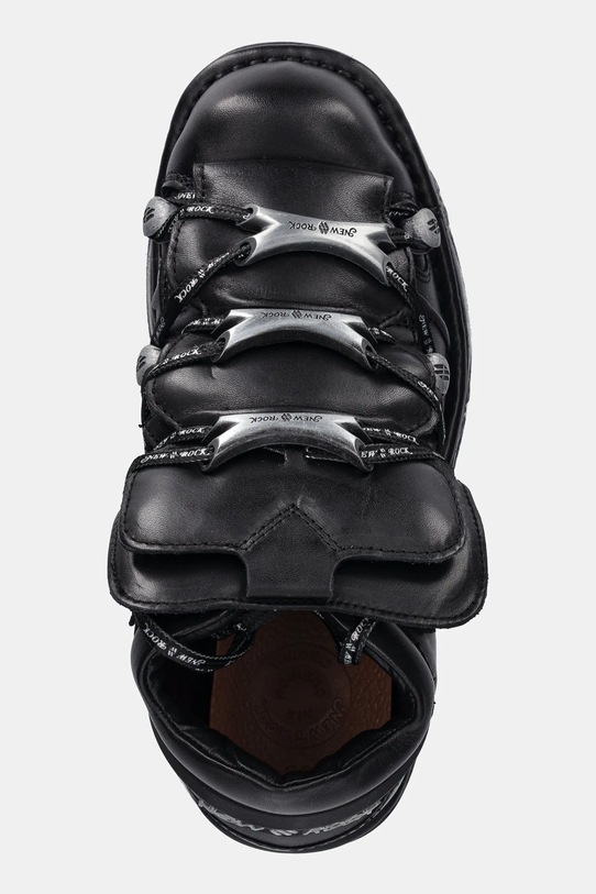 New Rock sneakersy skórzane ITALI NEGRO, NOMADA NEGRO, NEPTUNO / SPACE czarny M.106.C174