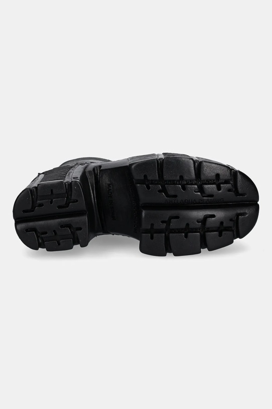 New Rock botki skórzane CRUST NEGRO, TOWER MAX M.TM001.C2 czarny