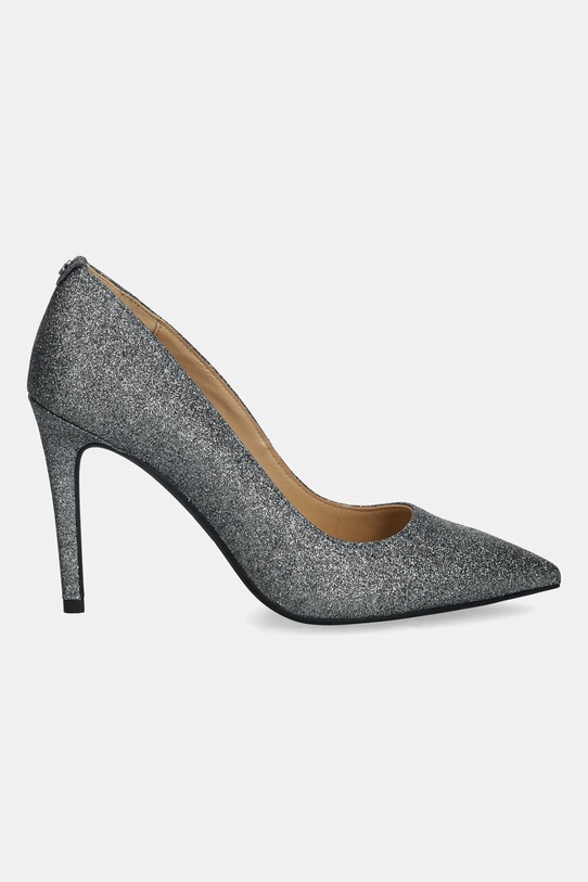 MICHAEL Michael Kors szpilki skórzane Alina 40F5HNHP1M.041 srebrny AW25