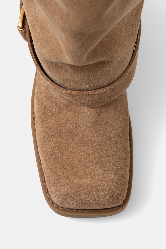 Замшевые сапоги MICHAEL Michael Kors Colby бежевый 40F5COFB5S.297