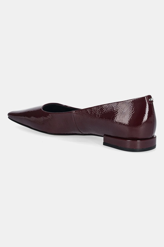 Obuv Kožené balerínky MICHAEL Michael Kors Darrah 40F5DRFP1A.610 burgundské