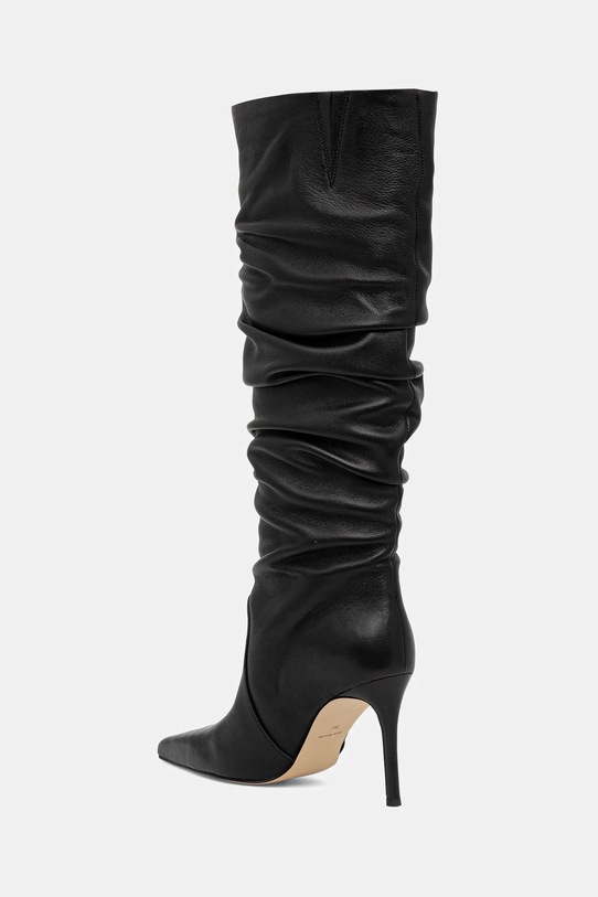 Obuwie MICHAEL Michael Kors kozaki skórzane Dawn 40F5DWHB6L.001 czarny