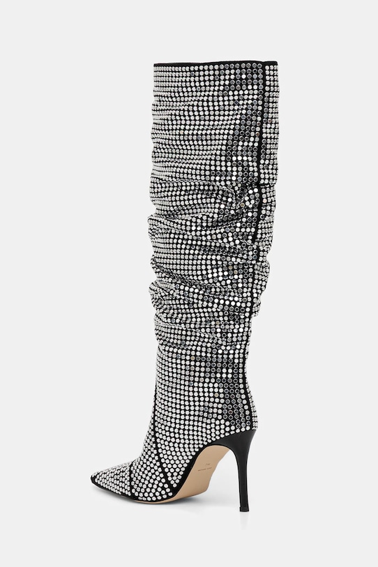 Обувки Ботуши MICHAEL Michael Kors Dawn 40F5DWHB7S.001 сребърен