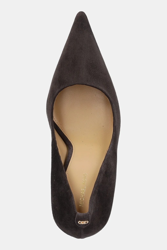 Γόβες σουέτ MICHAEL Michael Kors Elyse καφέ 40F5EYHP1S.251