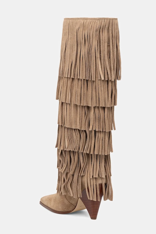 Obuća Čizme od brušene kože MICHAEL Michael Kors Jayla 40F5JYHB8S.297 bež