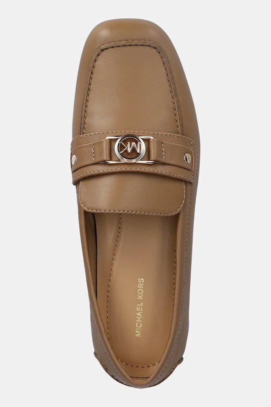MICHAEL Michael Kors mokasyny skórzane Mandy beżowy 40T5MAFR1L.297