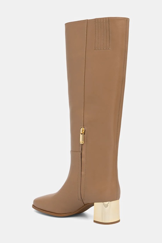 Obuwie MICHAEL Michael Kors kozaki skórzane Matilda 40F5MTMB5L.297 brązowy