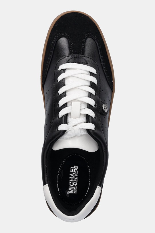 MICHAEL Michael Kors sneakersy skórzane Scotty czarny 43F4SCFS5L.001