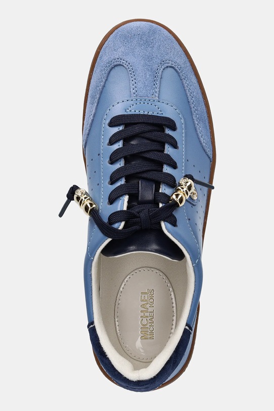 MICHAEL Michael Kors sneakersy skórzane Scotty niebieski 43F5SCFS1S.457