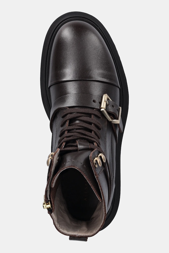 AllSaints workery skórzane Astrid Boot brązowy W029FC.BRN