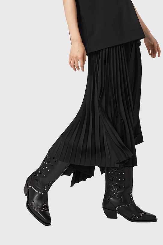 Кожаные полусапоги AllSaints CARINA BOOT W061FD