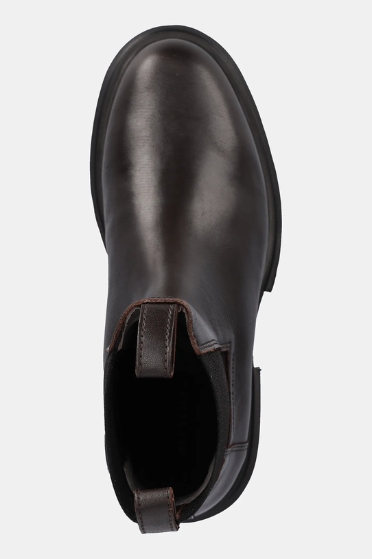 AllSaints sztyblety skórzane HALLIE BOOT brązowy W115FB.BRN
