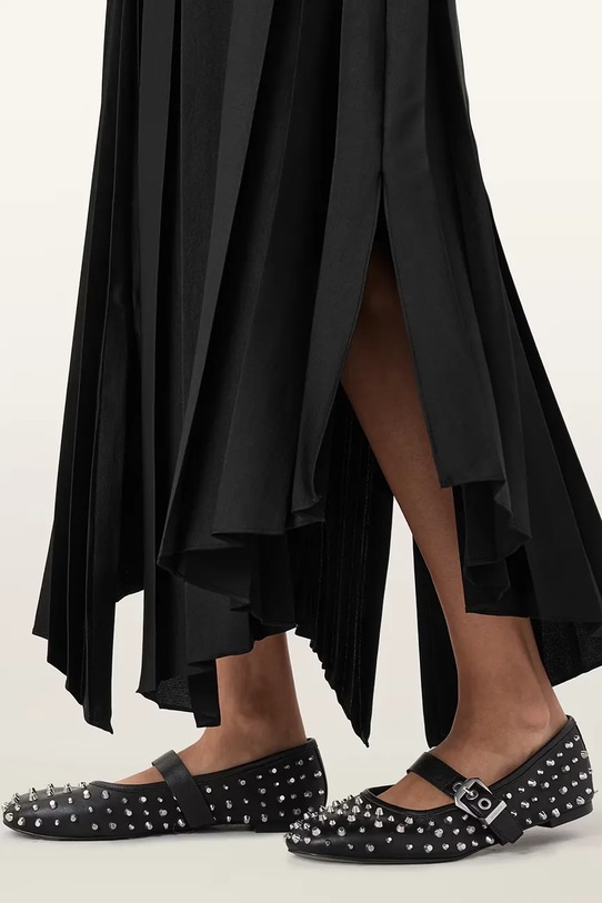 AllSaints baleriny skórzane Holly Stud Shoe W040FD