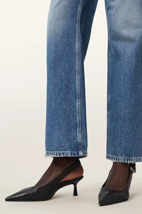 Kožené lodičky AllSaints Idiya Slingback W021FD