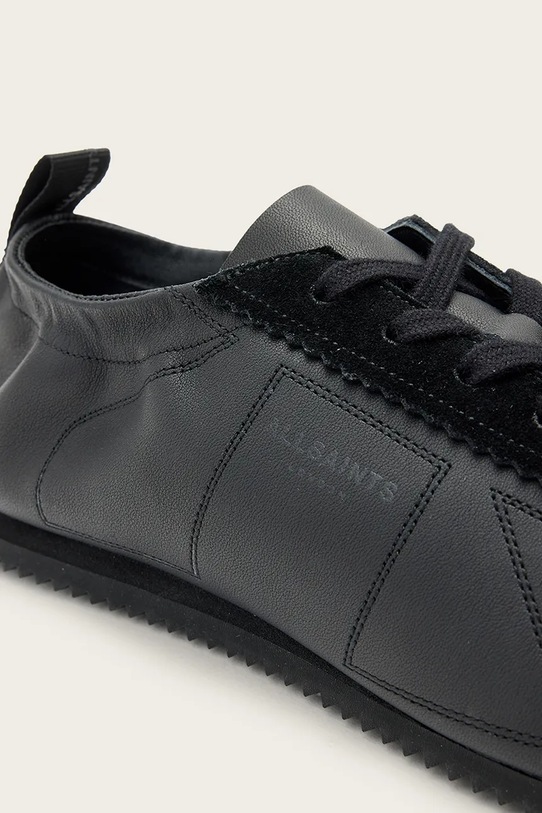Δερμάτινα αθλητικά παπούτσια AllSaints KENNY RUNNER μαύρο W116FC