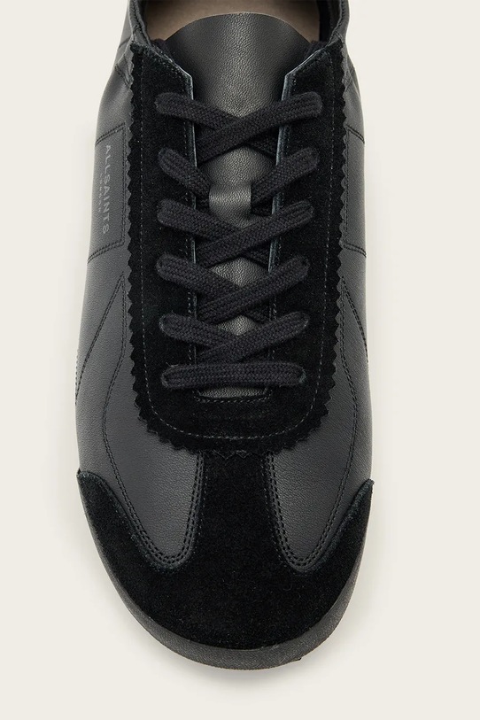 Δερμάτινα αθλητικά παπούτσια AllSaints KENNY RUNNER W116FC μαύρο