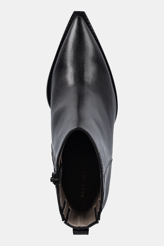 AllSaints botki skórzane Rizzo Boot czarny W025FD