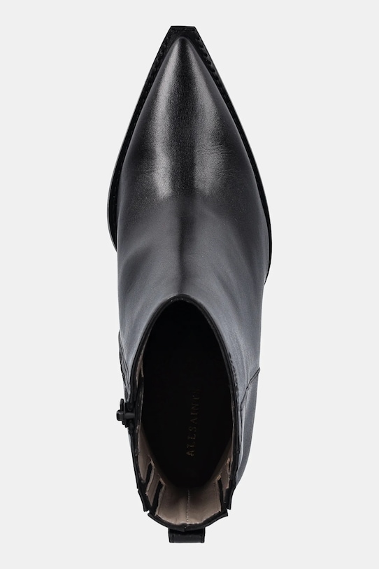 AllSaints botki skórzane Rizzo Boot czarny W025FD
