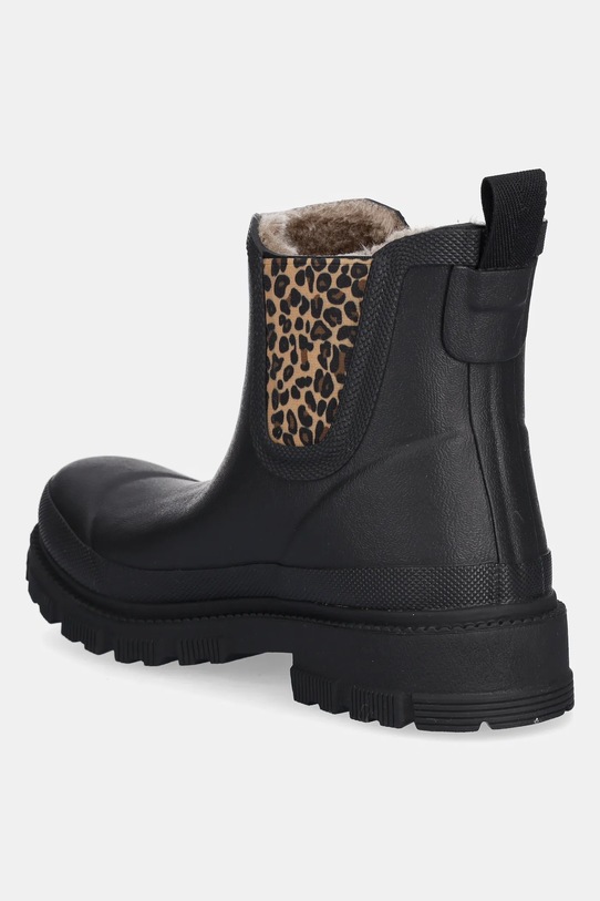 Scarpe Verbenas stivali di gomma LUA MATE ANIMAL FUR 9302180944.BLACK nero
