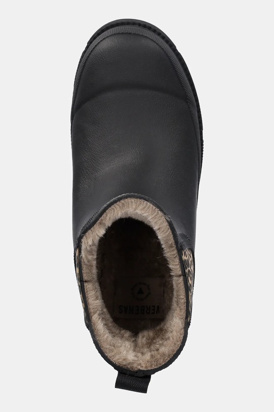 Verbenas stivali di gomma LUA MATE ANIMAL FUR nero 9302180944.BLACK