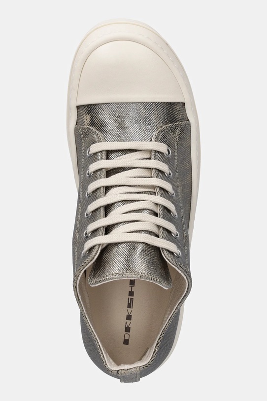 Rick Owens DRKSHDW tenisówki Low Sneaks srebrny DS02E7802.DPF