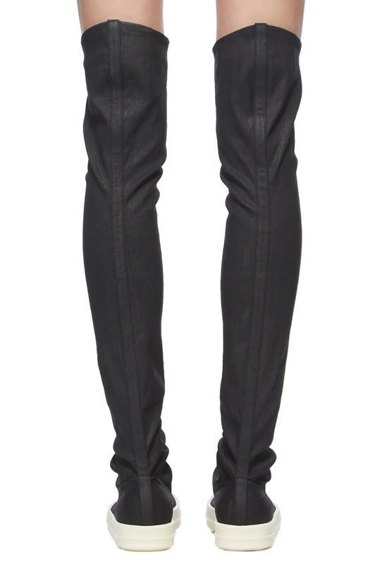 Rick Owens DRKSHDW kozaki High Sock Sneaks czarny DS02E7812.SBW